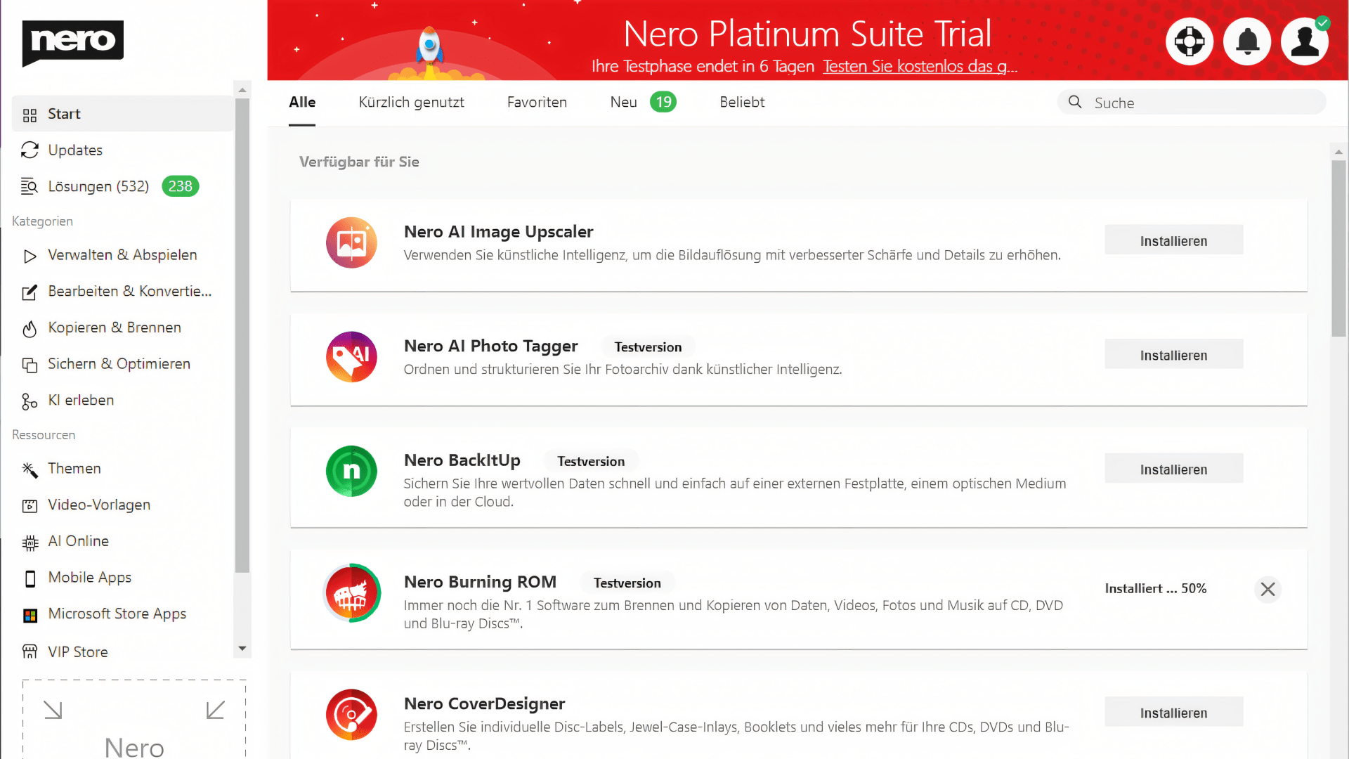 Nero Platinum Suite Download – Multimedia-Toolsammlung
